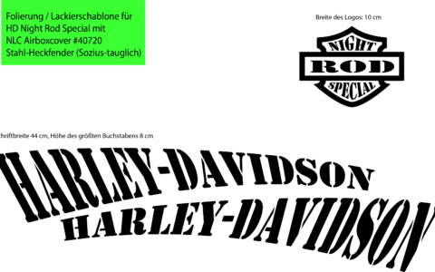 Night Rod Special Schriftzüge Decals – NLC #40720